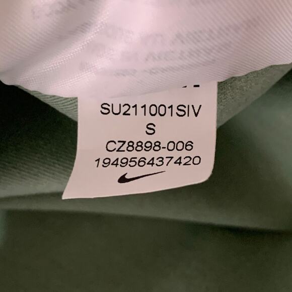 Nike S Womens Sportswear Swoosh Woven Jacket Mint Pastel Military - Picture 10 of 10